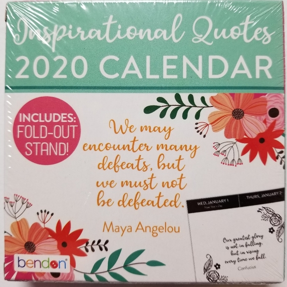 Office New Inspiration Quotes 2020 Calendar Poshmark